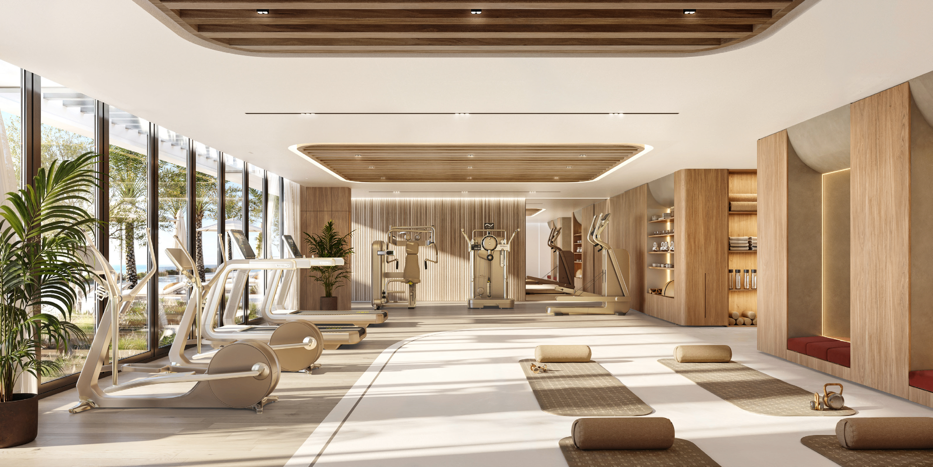 Wellness- und Fitnessbereich im Haus